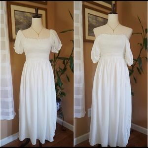 Maxi white dress